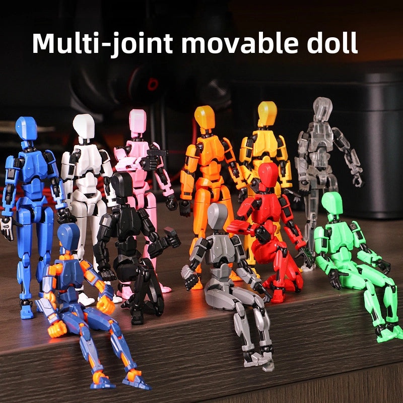 Lucky Doll 13-Joint Movable 3D Printed DIY Whole Body Stress Relief Toy | Toys & Games