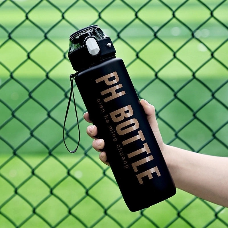 Stylish Letter Print Plastic Water Bottle Single Piece | Drinkware & Bottles