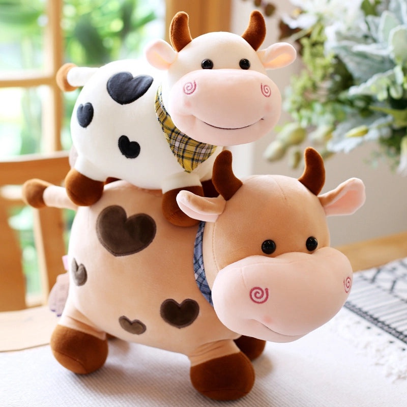 Cute Calf Plush Toy Niu Niu Xiaoke Doll Soft Stuffed Animal Kids Birthday Gift|Plush Toys & Stuffed Animals