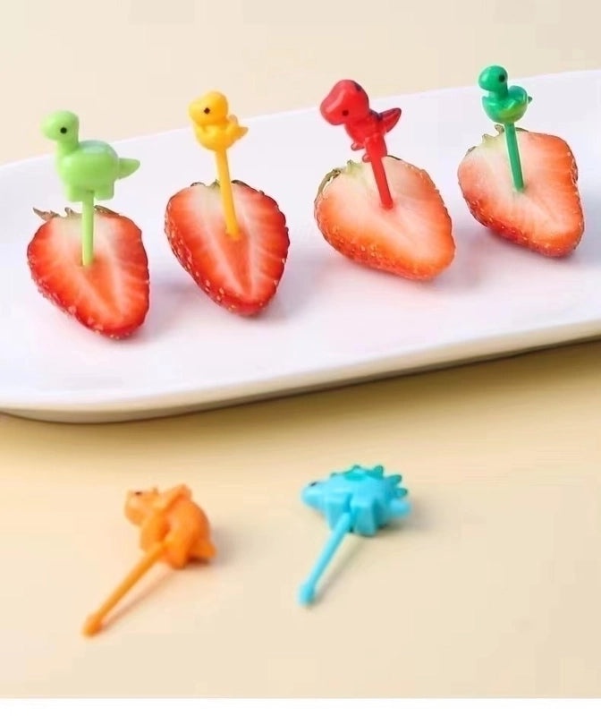 Adorable Cartoon Fruit Picks Set of 1|Kitchen & Dining Accessories