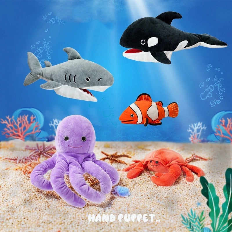 Stuffed Tortoise Octopus Shark Plush Toys Soft PP Cotton Animals | Plush Toys & Stuffed Animals