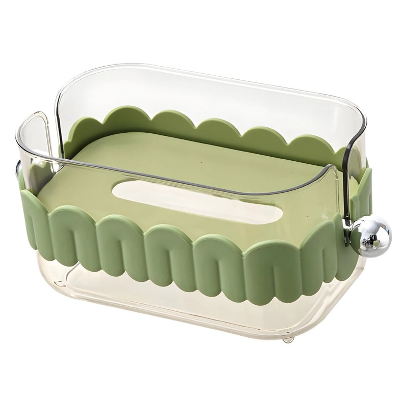 Stylish Minimalist Solid Color Tissue Box Made of ABS PET PP | Home Decor Storage Organizers
