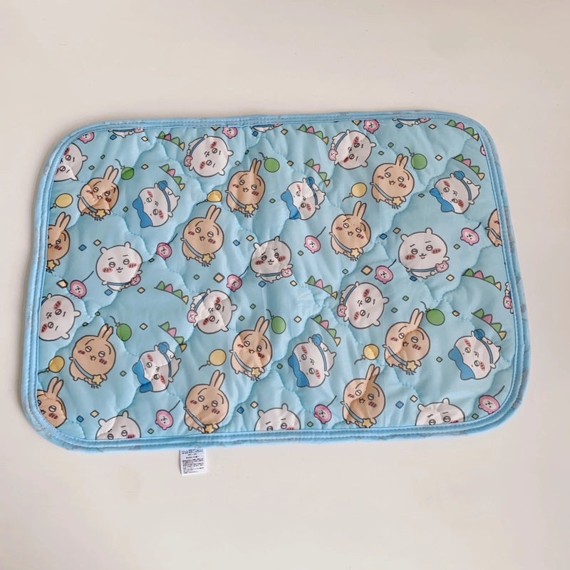 Cool Quilted Summer Pillow Mat with Mofusand Bread Thief Design Ugly Fish Print|Home & Living/Table Linens & Textiles