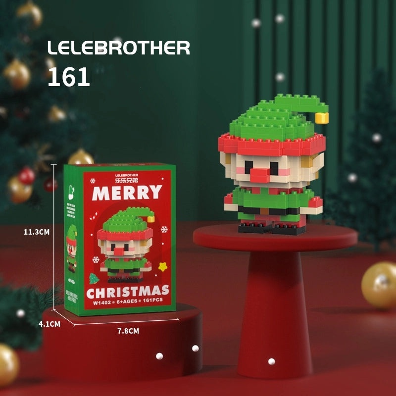 Christmas Tree Building Blocks Set Compatible with Small Particles | Kids Christmas Toys & Building Sets