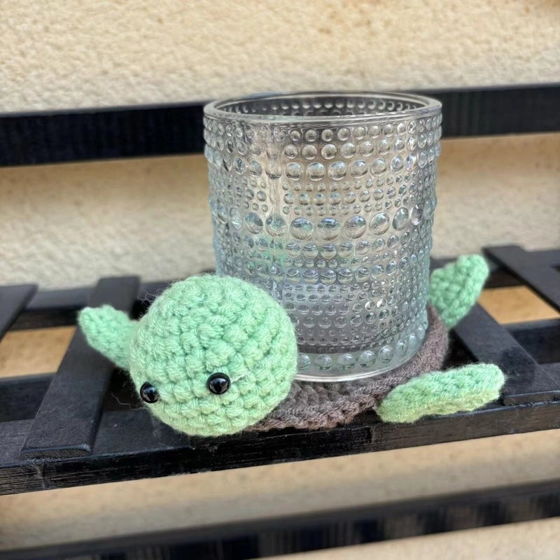 Handmade Wool Knitted Turtle Pendant Cute Positive Energy Doll Ornament|Accessories & Jewelry