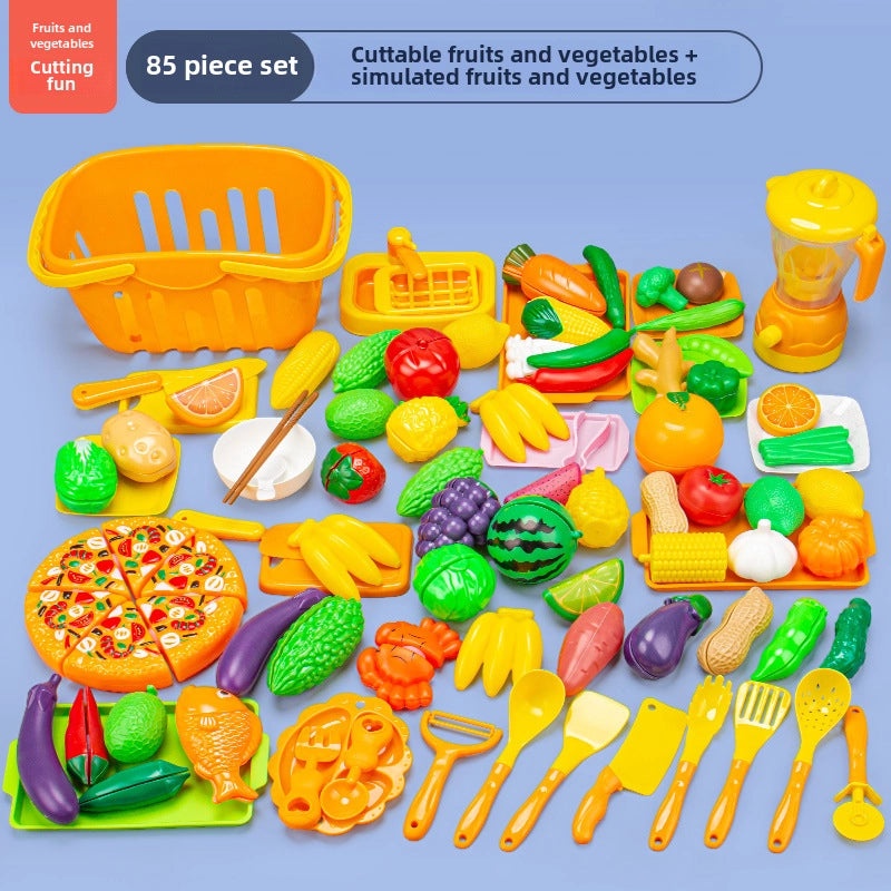 儿童厨房玩具海鲜水果蔬菜烧烤火锅仿真食品套装|儿童玩具