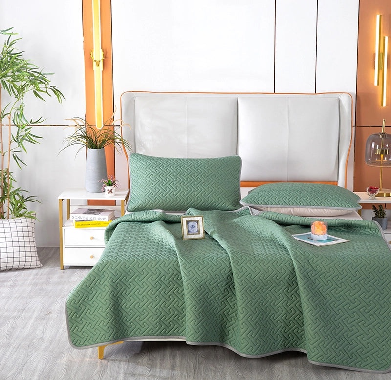 Thailand Royal Bio-based Latex Silk Mat 3-piece Set Soft High-end Mat for Micro-business | Home & Living Accessories