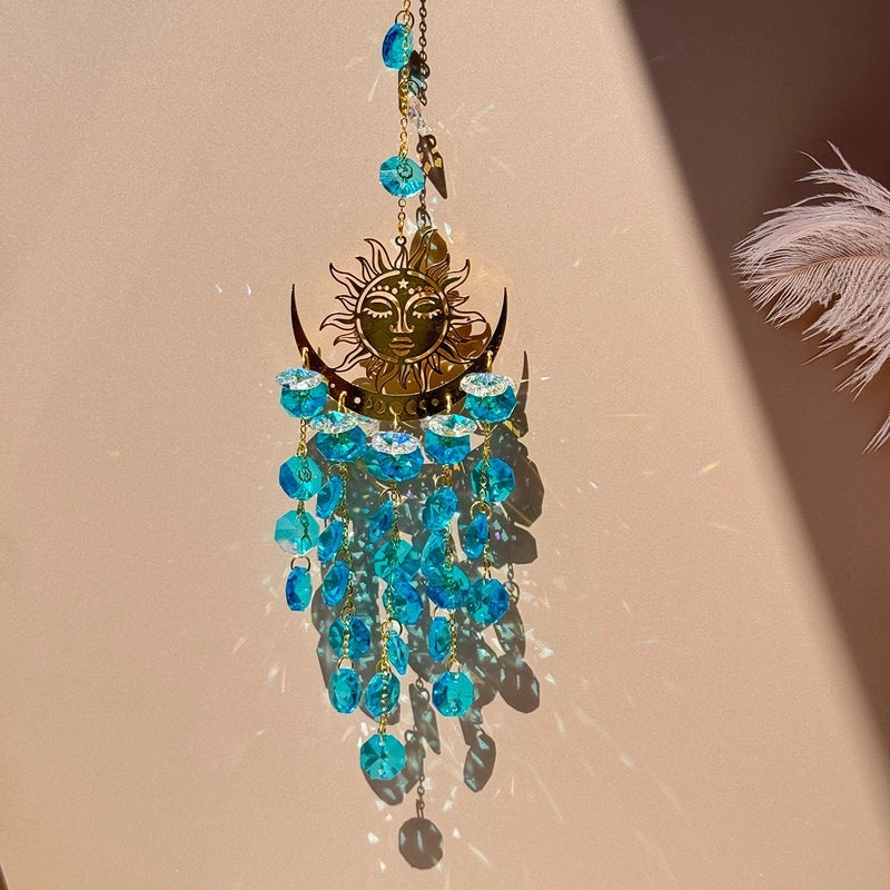 Delicate Sun Crystal Suncatcher for Window Decor | Home Decor