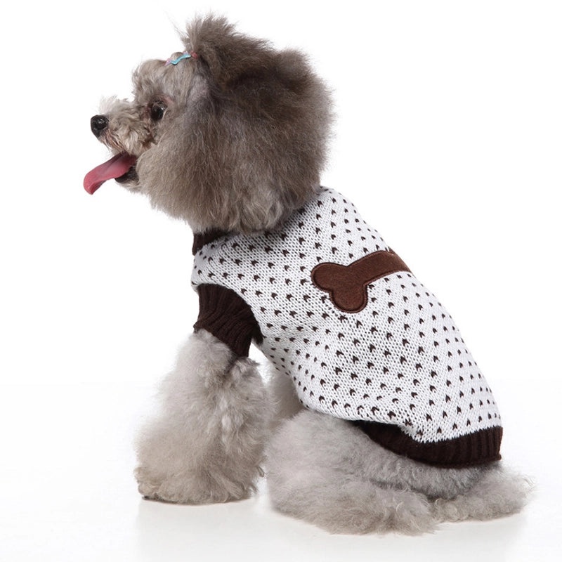 Cozy Polyester Christmas Reindeer Pet Outfit | Holiday Pet Apparel