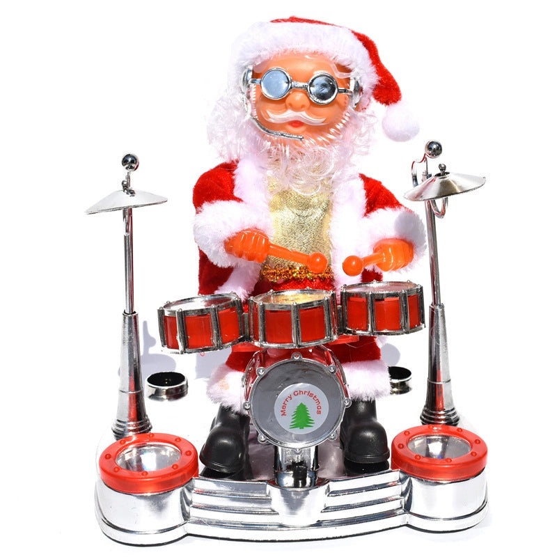 Electric Santa Claus Climbing Ladder Toy with Music | Christmas Decorations & Gifts