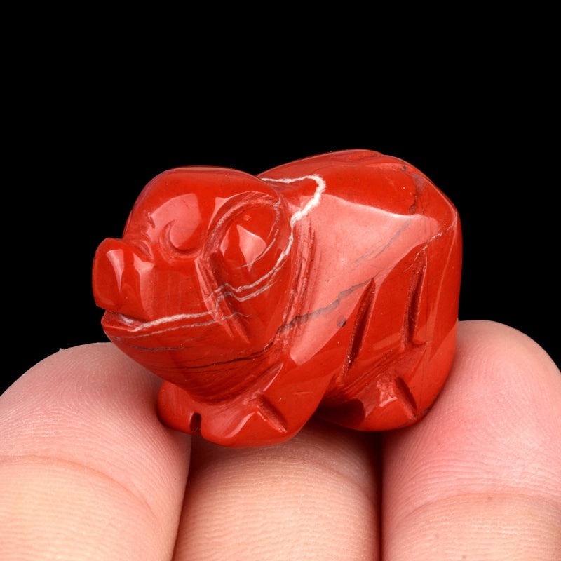 Adorable Animal-Shaped Natural Stone Crystal Decor | Home & Living Decorative Accents