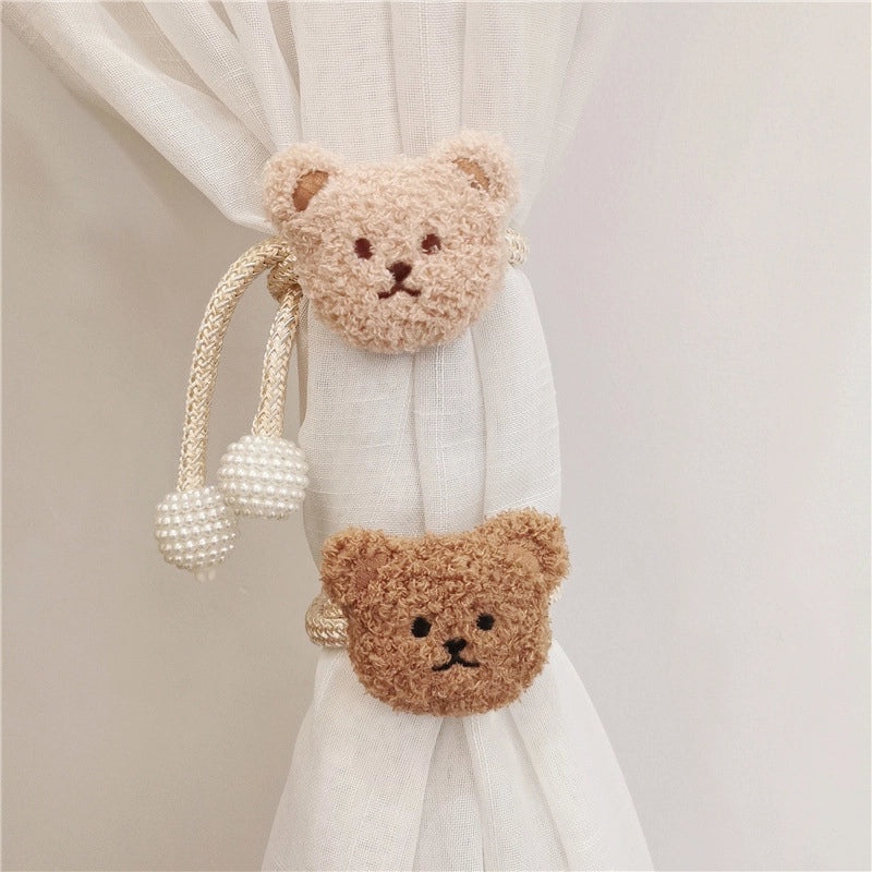 Adorable Bear Polyester Curtain Tiebacks for Window Decor|Home Decor Accessories