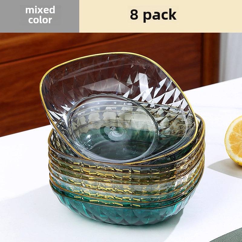 Light Luxury Transparent Premium Bone Dish for Dining Table | Tableware & Dining Accessories