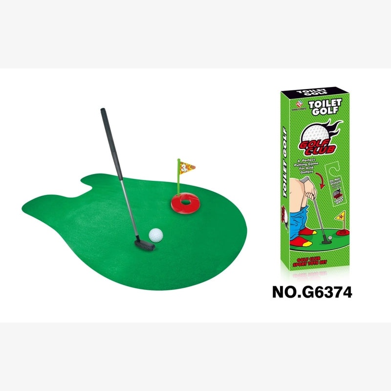 Mini Toilet Golf Set|Novelty Golf Toys