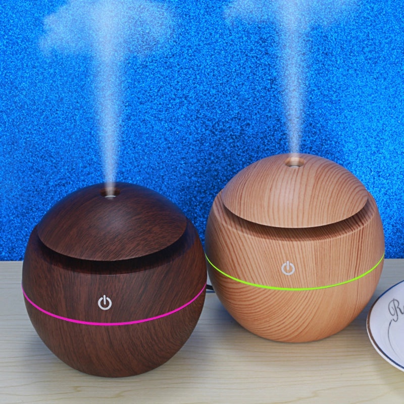 Mini Wood Grain Mushroom USB Humidifier | Home Decor Humidifiers