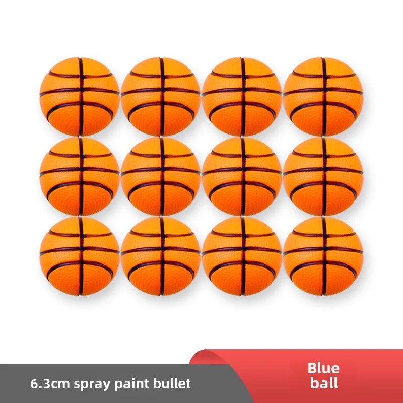 6.3cm Foam Decompression Ball PU Sponge Softball Basketball Rugby Volleyball for Kids|Sports & Outdoor Toys