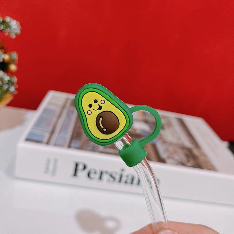 Christmas Santa Claus Fruit Silicone Straw Cap 1 Pc | Drink Accessories