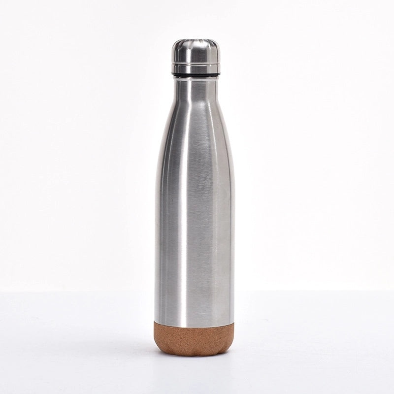 Stainless Steel Insulated Thermos Mug - Casual Solid Color Design | Drinkware & Tumblers