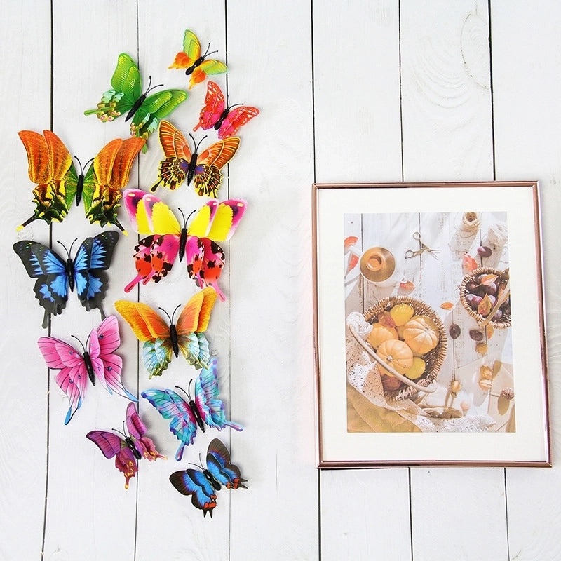 3D Butterfly Wall Decals Set of 12 | Home Decor Wall Art