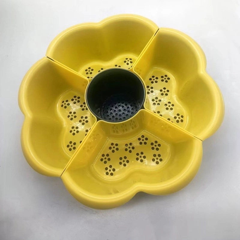 Junxin Multi-use Hot Pot Drying Basket Fruit Candy Nut Serving Tray Plastic Storage Plate|Kitchen Storage & Organization