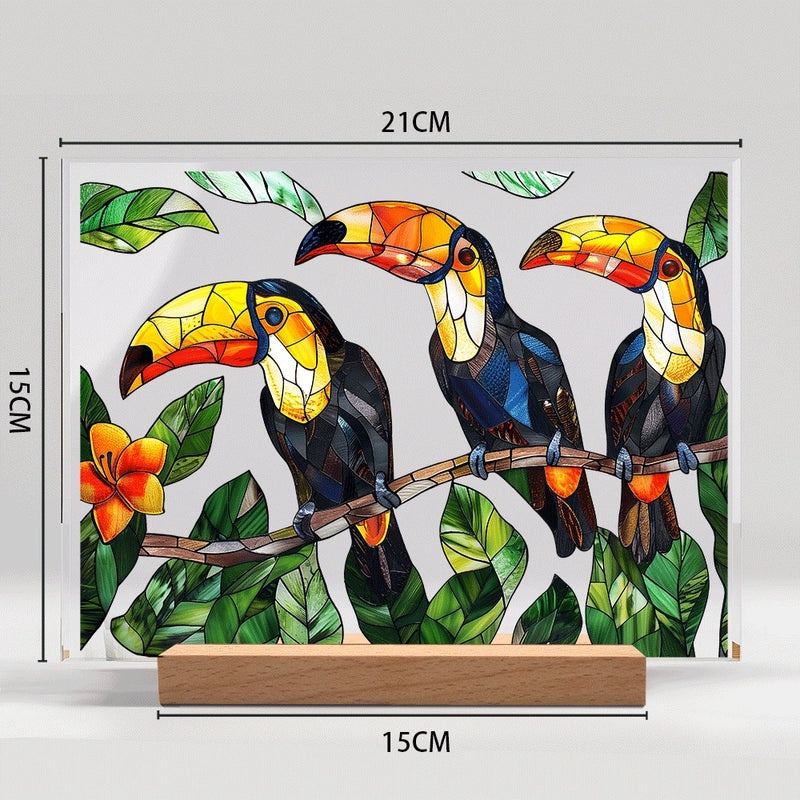 Elegant Minimalist Acrylic Flower Wooden Home Decor | Home Decor