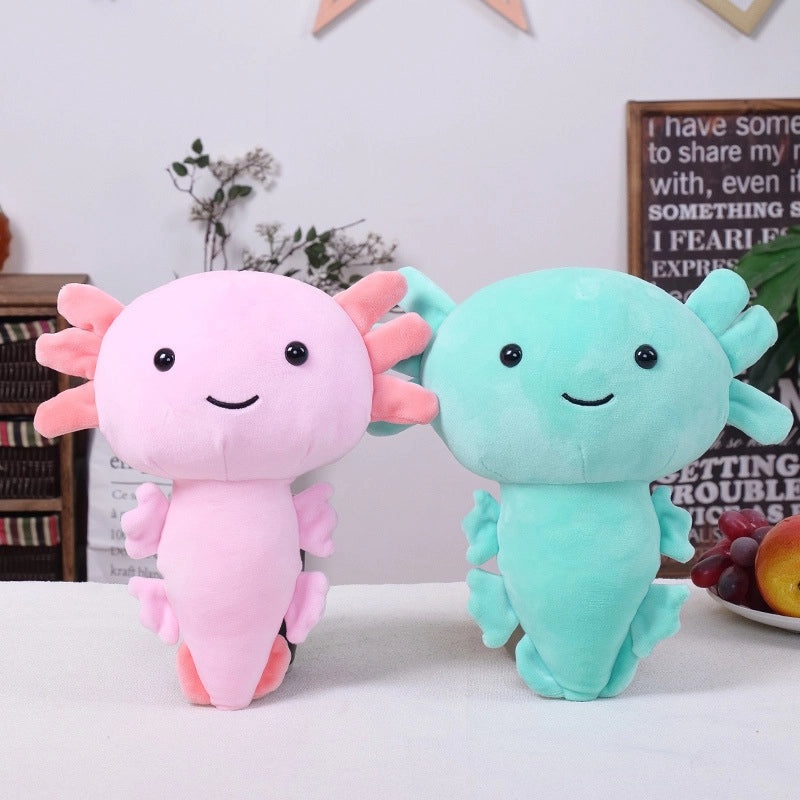 Cute Salamander Plush Toy Axolotl Dinosaur Hexagon Doll | Plush Toys & Collectibles