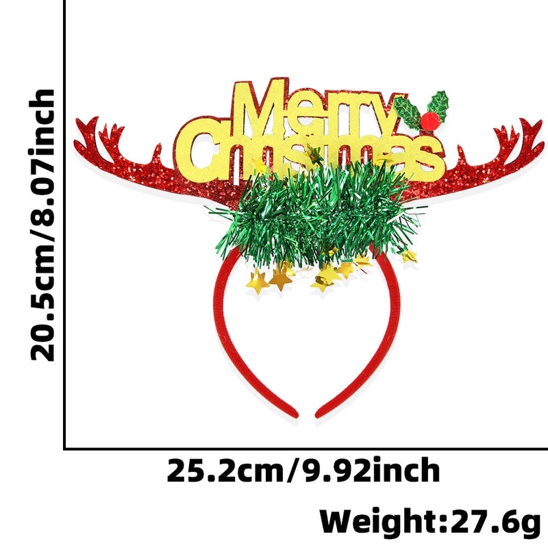Christmas Reindeer Antlers Hair Band for Party Costume Props | Festival Accessories