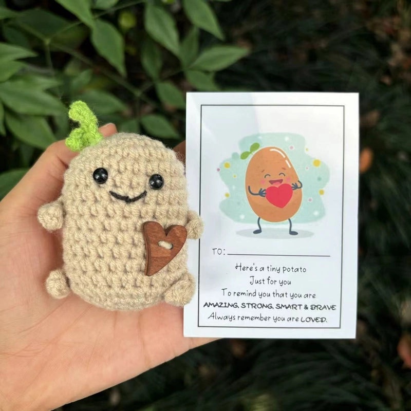 Handmade Wool Knitted Penguin Plush Toy for Stress Relief and Fun | Toys & Games