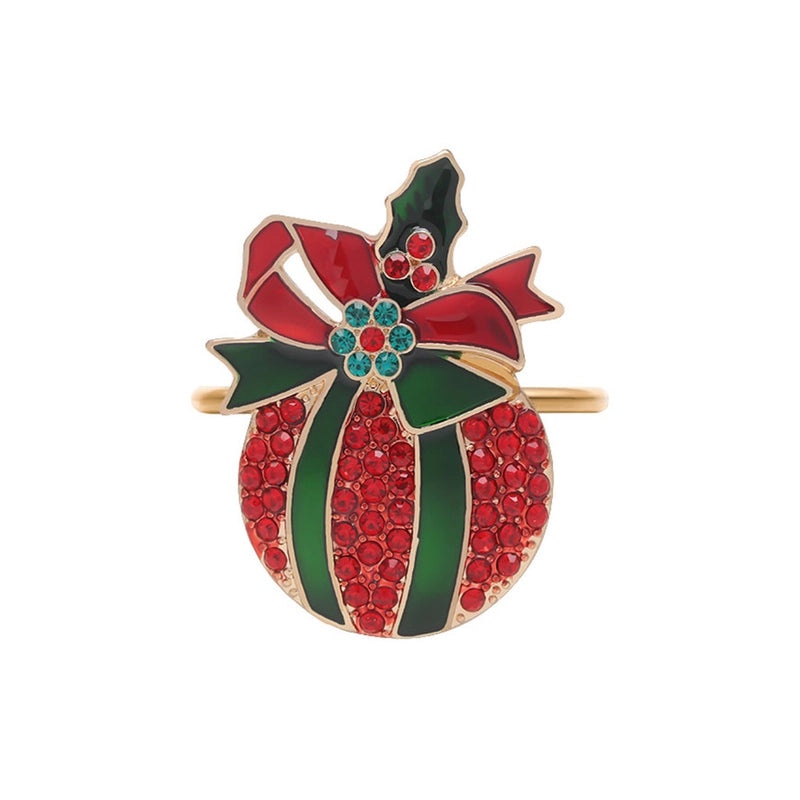 Multicolor Alloy Napkin Ring for Casual Vacation Dining 1 Piece|Home & Kitchen Tableware Napkin Rings