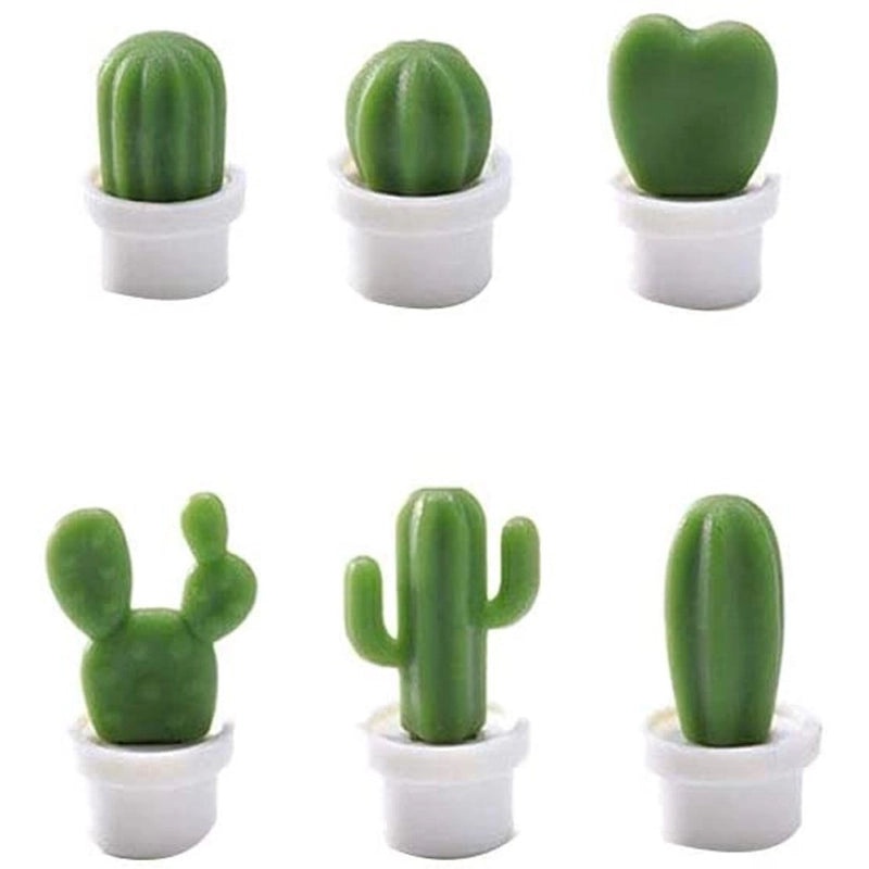 Cactus Shape Synthetic Resin Fridge Magnet|Home Decor Accessories