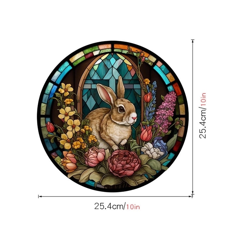 Cute Pastoral Rabbit PVC Wall Decal|Home Decor Wall Stickers