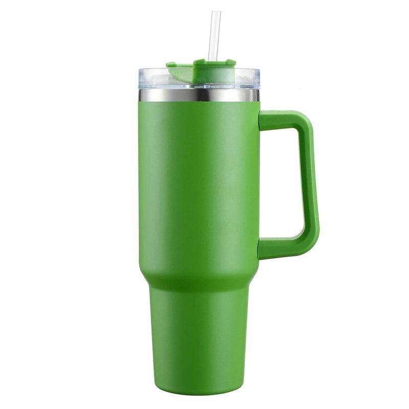 Customized 40oz Stainless Steel Double-layer Insulated Ice Tumbler with Handle for Car | Drinkware & Travel Mugs
