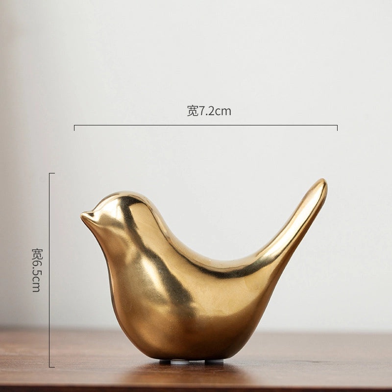 Nordic Minimalist Ceramic Bird Abstract Sculpture for Home Decor|Home Decorations