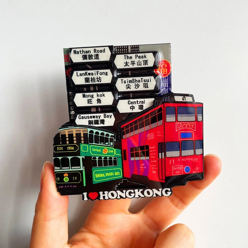 3D Travel Refrigerator Magnet Stickers Europe Cities Souvenirs Creative Tourist Gifts|Home Decor & Magnets