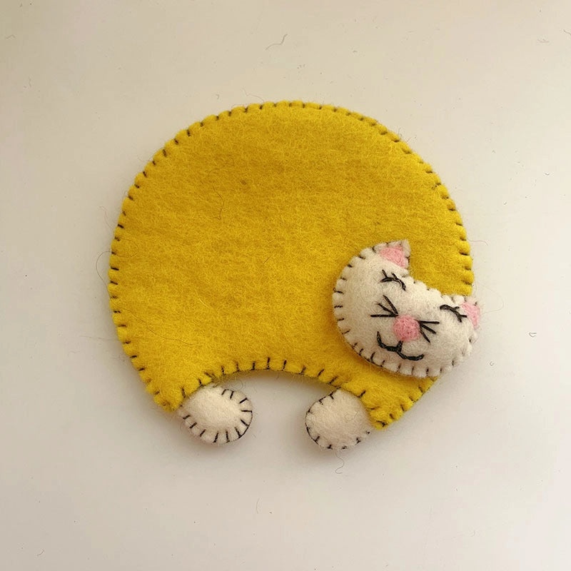 Adorable Cartoon Wool Felt Decoration 1 Piece|Home Decor Accessories