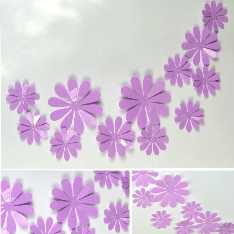 Butterfly and Flower PVC Wall Decal for Home Decor|Wall Stickers