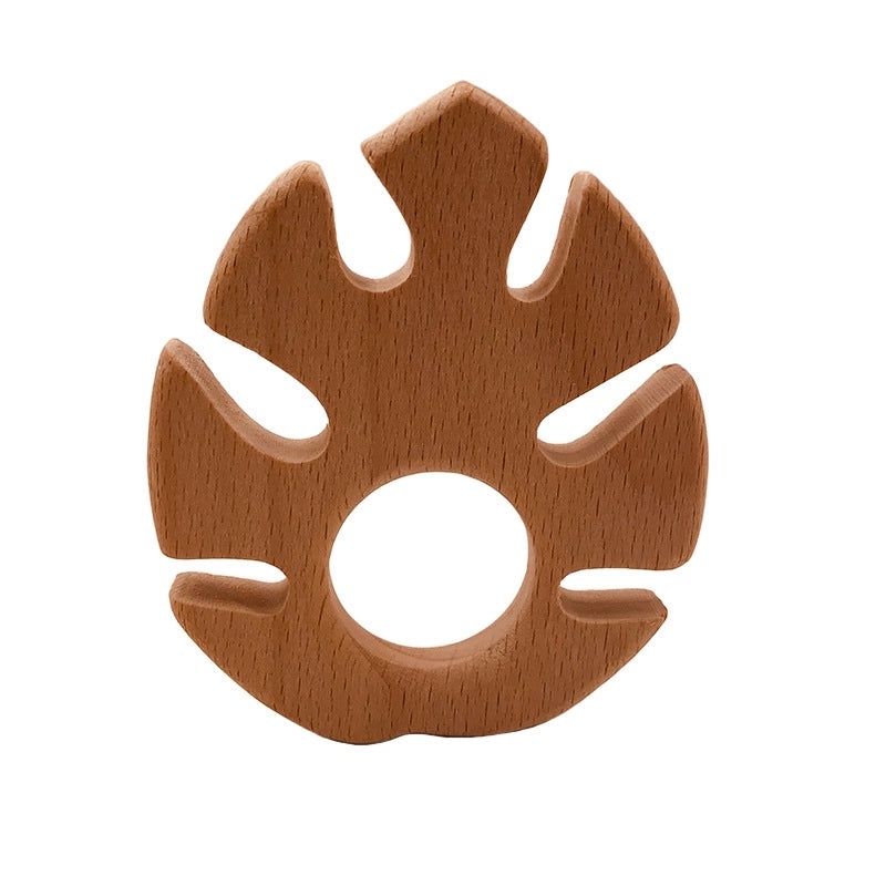 Natural Beech Wood Baby Teether Toys|Baby Teethers & Soothing Toys