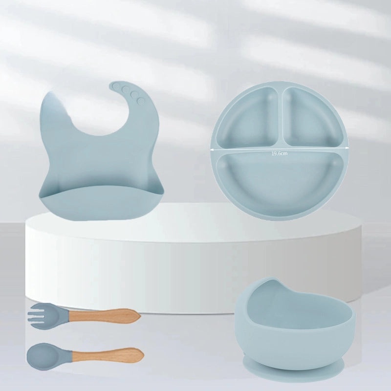 Baby Silicone Tableware Set for Toddlers | Baby Feeding Supplies