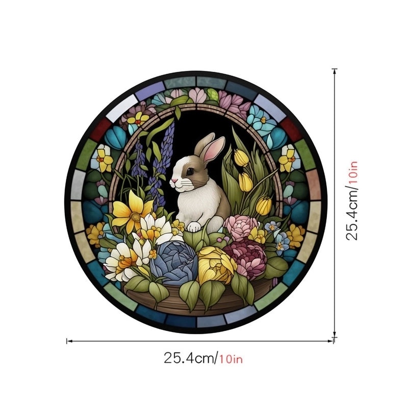Cute Pastoral Rabbit PVC Wall Decal|Home Decor Wall Stickers