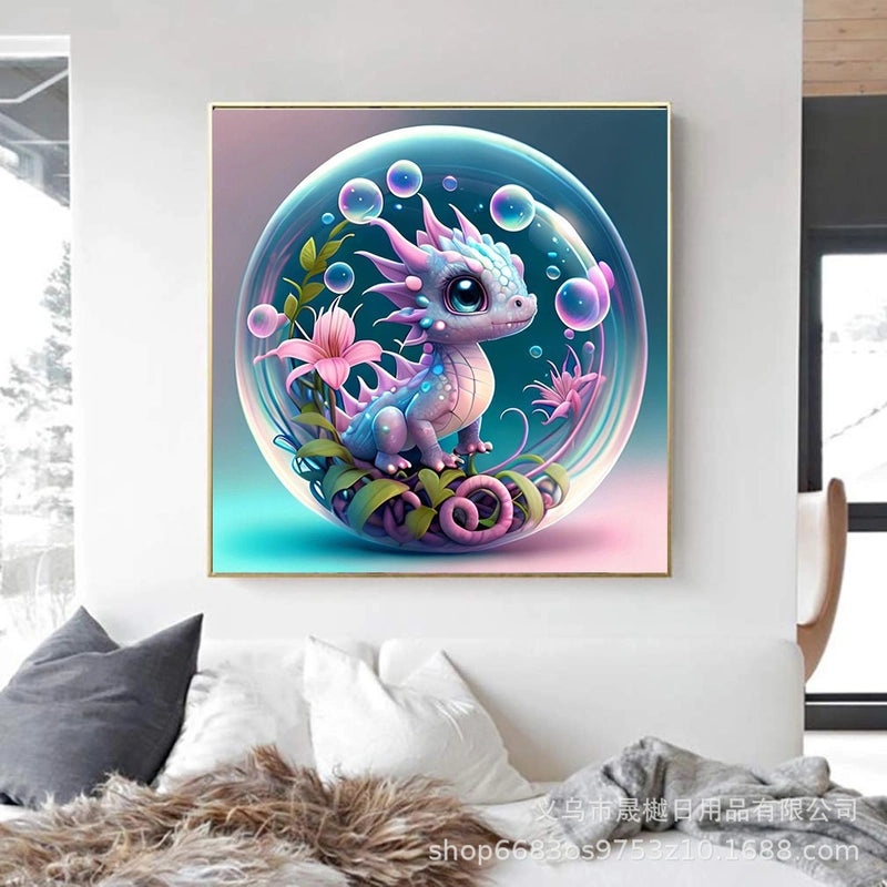 Zodiac Diamond Painting Kit for Kids DIY Round Art Home Decor Living Room Bedroom|DIY Craft Kits