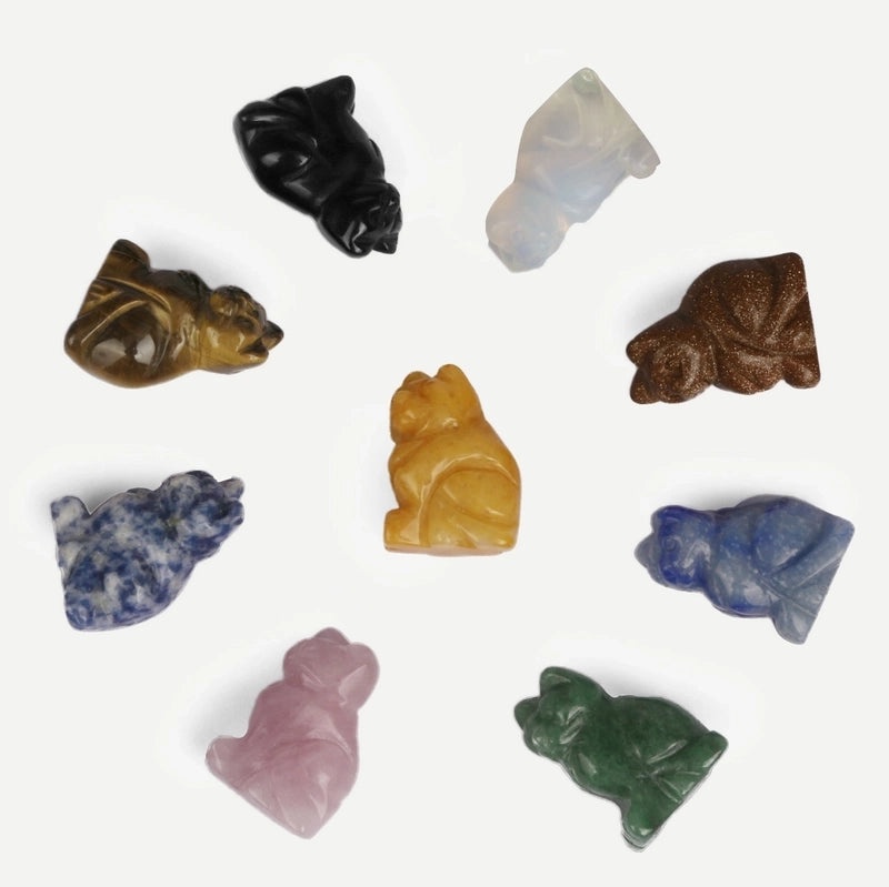 Minimalist Cat Gem Pendant Charming Artificial Jewelry|Fashion Accessories