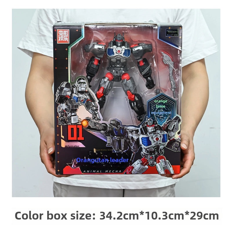 Handcrafted Alloy Robot King Kong Model Educational Toy for Boys Ages 5-12 | Educational Toys & Models