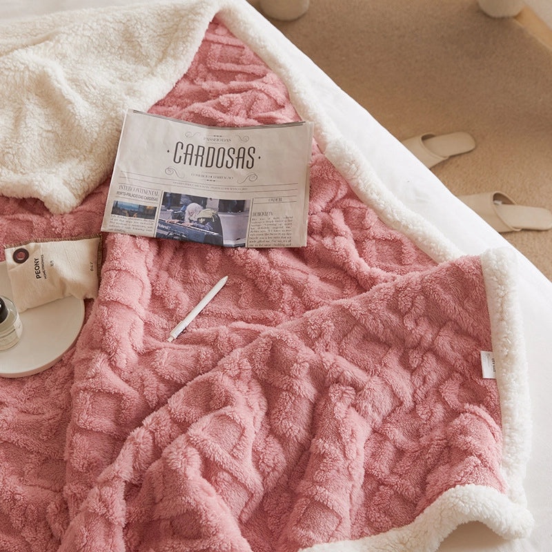Soft Lambswool Velvet Blanket for Winter | Home & Living Textiles