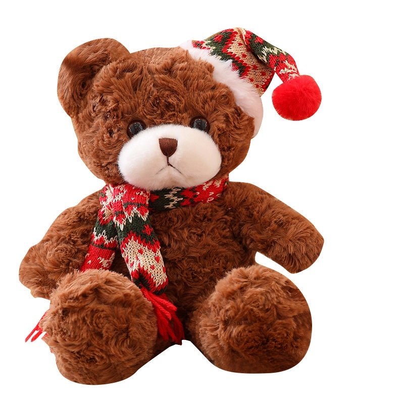 Christmas Plush Bear Stuffed Animal Soft PP Cotton Toy Gift for Kids|Stuffed Animals & Plush Toys