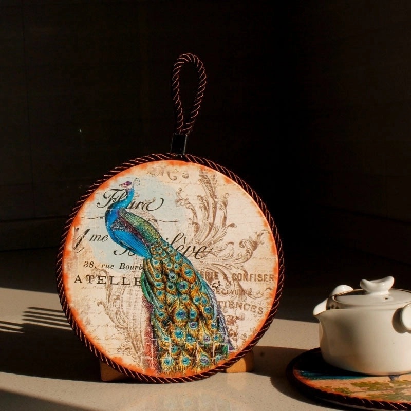 Floral Ceramic Placemat for Casual Vacation Dining 1 Piece|Home & Kitchen Table Linens