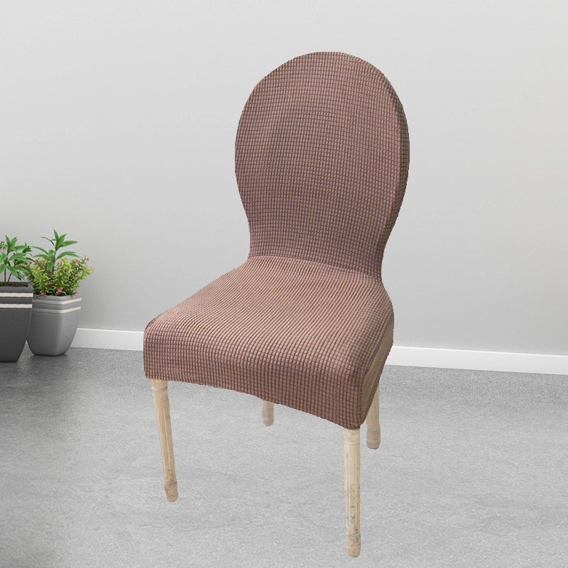Elastic Oval Dining Chair Cover with Cushion and Backrest | Home & Dining Chair Accessories