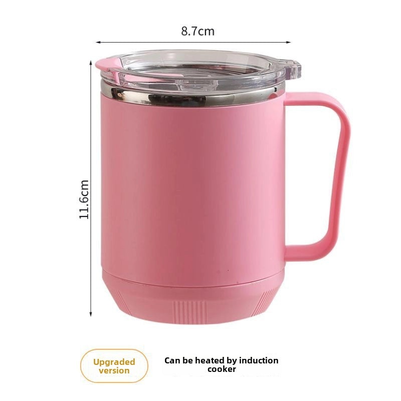 Stainless Steel Leak-proof Water Cup with Lid for Students and Household Use | Drinkware & Tumblers