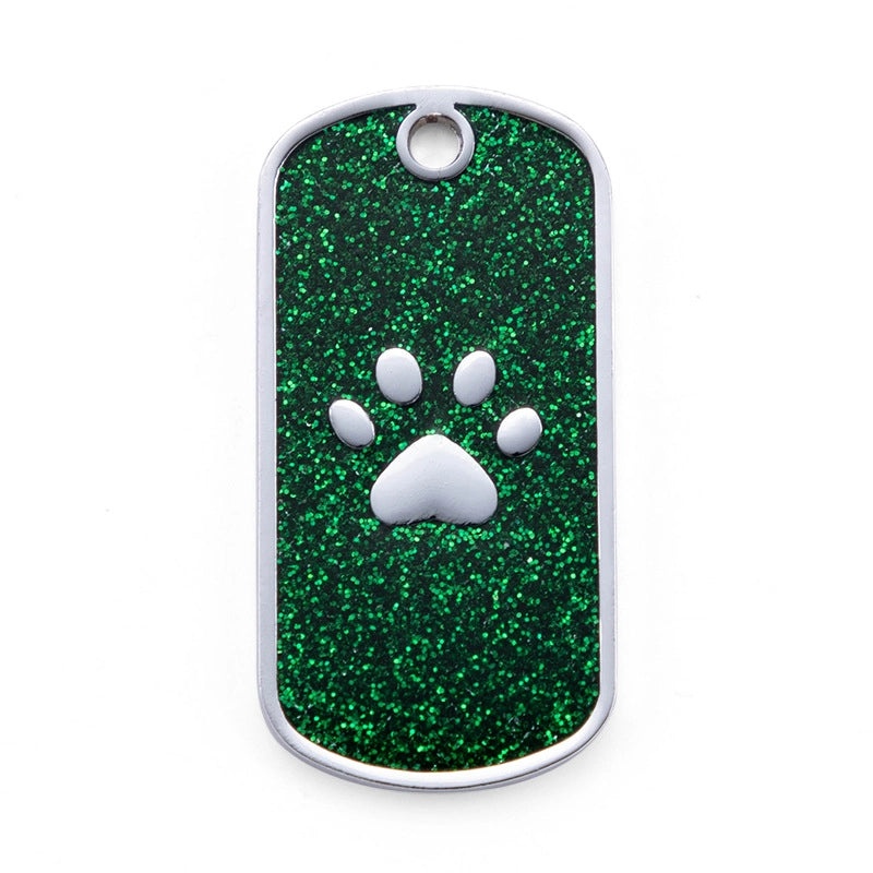 Sleek Metal Footprint Pet Charms for Minimalist Style|Pet Accessories & Jewelry