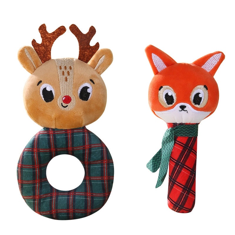 Soft Plush Christmas Elk Toy for Babies 0-2 Years | Baby Toys & Soft Plush Gifts