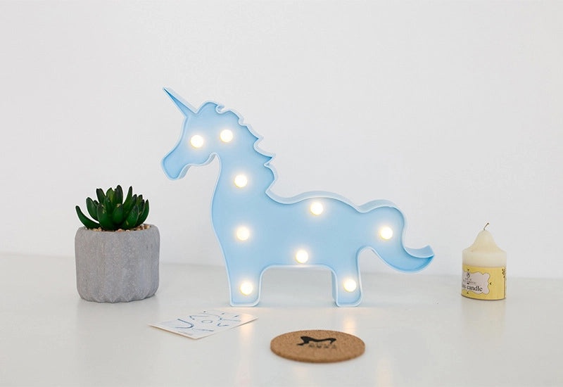 Korean Chic LED Flamingo Cactus Pineapple Cloud Decorative Table Lamp Nightlight | Home Decor Lighting